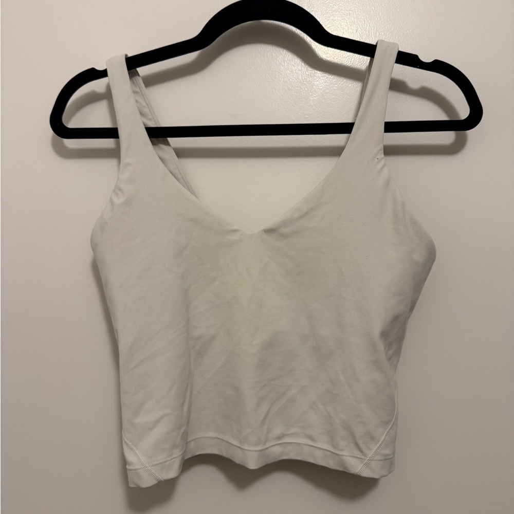 Lululemon align White/bone Tank Top
